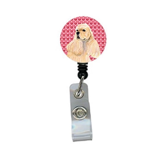 Carolines Treasures SS4522BR Cocker Spaniel Retractable Badge Reel Or Id Holder With Clip