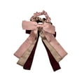 thumbnail image 6 of Time and Tru Women's Long Bow Hair Ties, 3-Pack, Blush, 6 of 7