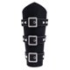 thumbnail image 1 of Ssxjx Protectores de brazo de cuero sintético Pulsera de brazo ajustable Brazales medievales Brazales punk Negro kaili Sencillez, 1 of 5
