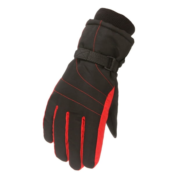 Gants de ski imperméables et coupe-vent pour enfants, gants de