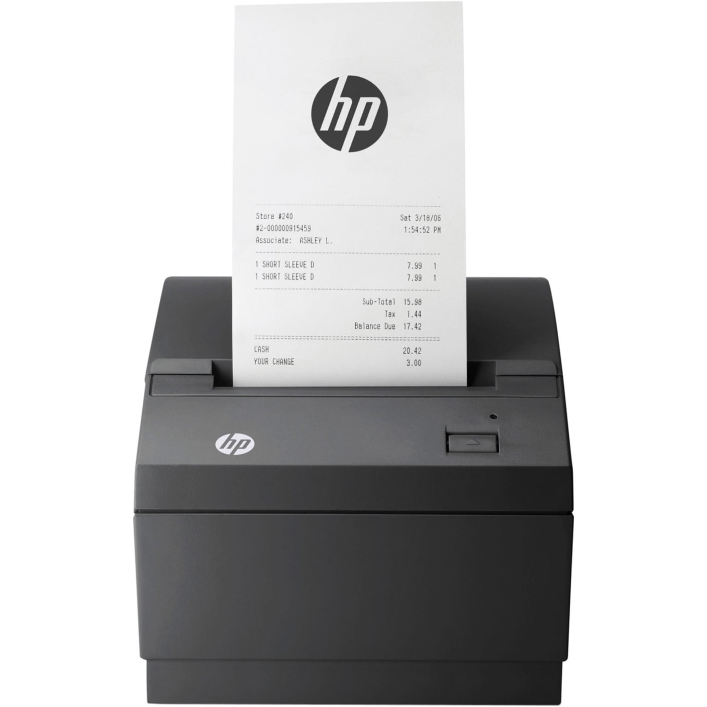 HP Desktop Direct Thermal Printer, Monochrome, Receipt Print, USB