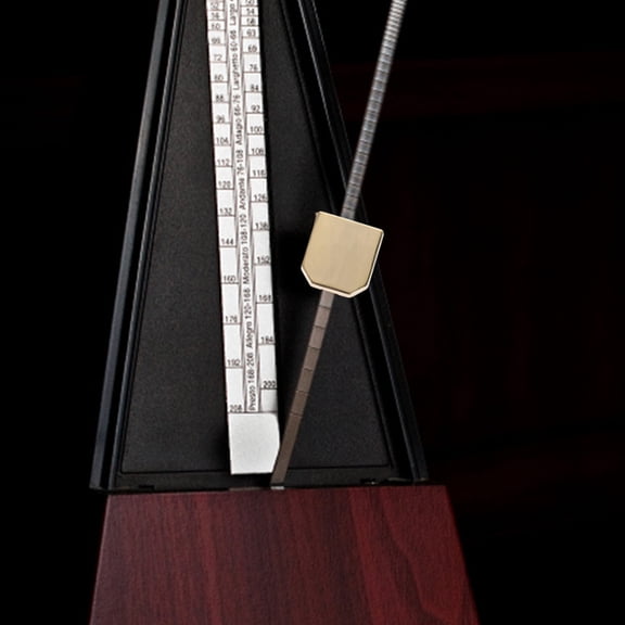 RENACLIPY piano metronome block Metal Golden 2Pcs