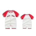 thumbnail image 7 of Baby Romper Baby Onesie Summer Clothes Baby Cotton Crawling Clothes Baby Children's Clothing Baseball Sports Baby Clothes, 7 of 7