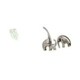 thumbnail image 5 of Dualoai Elegant Green Vines and Family Elephants Ceramic Statue Wall Art Mural Decor for Restroom Bedroom Sofa Backdrop Home Shelf TV Stand, 5 of 7