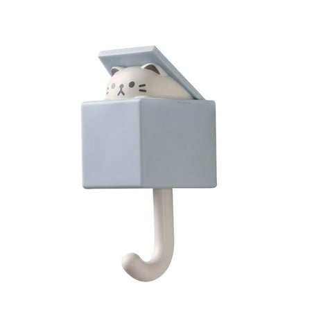 

Azhf Hot Sales Cartoon Animals Home Decor Hanging Strong Adhesive Bag Hat Wall Hook Punch Free