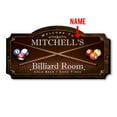 thumbnail image 2 of HomeWetBar Billiard Room Personalized Wood Home Sign, 2 of 3