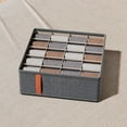 thumbnail image 1 of Xihbxyly Organizador de Calcetines, Tela No Tejida Premium, Diseño Compacto, Ideal para Lencería, Calcetines y Corbatas, Plegable, Cremallera Resistente, Ideal para Armario y Dormitorio, 32 X 32 X 11, 1 of 7