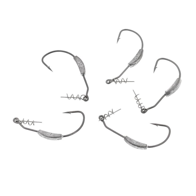 Anzuelo de pesca perfecl Swimbait ponderado 5 piezas acero al carbono 2g