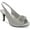 Silver, variant on Womens Breena Shimmer Open Toe Heel Sandals