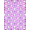Pink Purple, Pattern 1, variant on ODIKA Cat Faces With Kitten Paw Print And Star Sprinkle Accents Stain Resistant Thin Throw for Entryway, Kitchen, Laundry Room