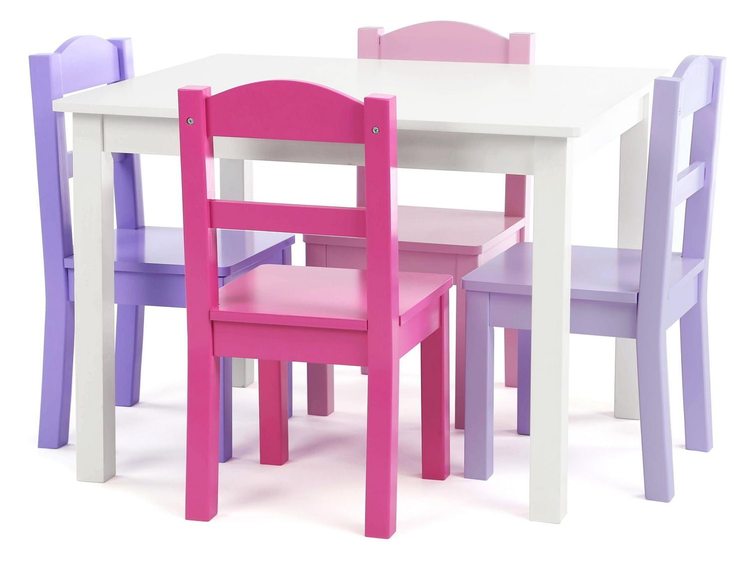 Humble Crew Kids Table and Chair Set (4 Chairs Included)