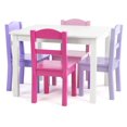thumbnail image 1 of Humble Crew Kids Table and Chair Set (4 Chairs Included), 1 of 5