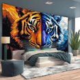 thumbnail image 5 of Psychedelic Tiger Wall Tapestry, Big Tiger Animal Art Wildlife Landscape Wall Hanging Decor for Bedroom or College Dorm Backdrop, 5 of 6