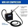 thumbnail image 2 of Master Airbrush MINI AIR COMPRESSOR KIT SET Hose Holder Hobby Cake Tattoo Nail, 2 of 5