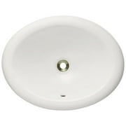 MR Direct O1917-Bisque Porcelain Overmount Bathroom Vanity Bowl