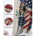thumbnail image 3 of 4th of July Blackout Curtains for Bedroom Living Room Darkening Curtains 54 Inch Long Red Striped Red Love Heart Navy Independence Day Short Curtain for Small Window Treatment Drapes 52"x54"x2, 3 of 9