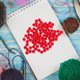 thumbnail image 2 of 100 pompones pequeños rojos pompones artesanales pequeños pompones para manualidades mini pompones para proyectos de bricolaje decoraciones de fiesta navideña, 2 of 5