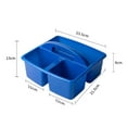 thumbnail image 4 of GUOOL Desktop Compartment Holder Stackable Case for Crafts Sewing Dorm Blue, 4 of 4