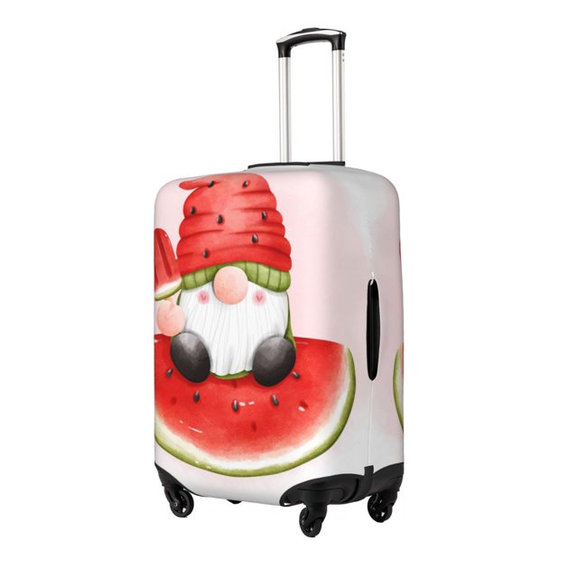Fotbe Watermelon Gnome Funda Protectora para Equipaje, Antirrayones y Resistente a la Suciedad, Compatible con Maletas de 18 a 32 Pulgadas-Small