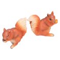 thumbnail image 4 of Modelo de ardillas de animales de resina Estatua con forma de ardillas de dibujos animados Decoración de resina sintética Micro paisaje Artesanía para el hogar Jardín Terraza Patio Estilo 2, 4 of 10