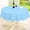 Baby Blue, variant on Square Vinyl Tablecloth Waterproof Spillproof Plastic Flannel Backed Wipe Clean Table Cover for Dining Buffet Parties Camping 54" x 54" Lime Green