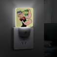 thumbnail image 4 of La Nueva Hora de Popeye Luz nocturna LED con sensor de anochecer a amanecer para dormitorio, baño, pasillo, escaleras - Lámpara LED nocturna de enchufe, 0.5W - 1 pieza, 4 of 6