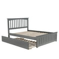 thumbnail image 6 of Mission Platform Bed with Matching Foot Board with Twin Size Urban Trundle Bed in, Multiple Colors and Sizes, 6 of 11