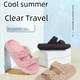 thumbnail image 2 of Zapatillas de suela gruesa, sandalias de pareja, de verano para mujer, aptas tanto para uso en exteriores como en interiores., 2 of 5