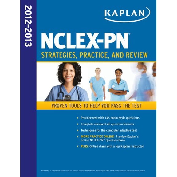 Pre-Owned Kaplan NCLEX-PN 2012-2013 Strategies, Practice, and Review (Paperback) 1609785665 9781609785666