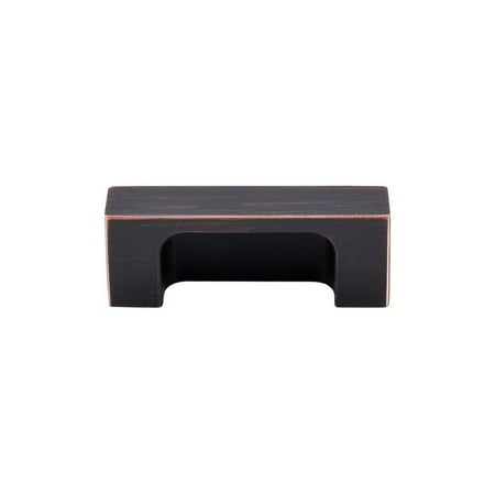 Top Knobs TK275TB Sanctuary II Collection 2' Modern Metro Tab Pull, Tuscan Bronze