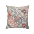 thumbnail image 1 of LR Home PILLO07500GRYFFPL Coussin de Jardin Floral Multicolore - 20 x 20 Po., 1 of 1