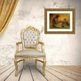 thumbnail image 3 of Couse, Eanger Irving 14x12 Gold Ornate Wood Framed with Double Matting Museum Art Print Titled - The Badger Skin, 3 of 4