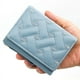 thumbnail image 4 of Cartera para mujer, tarjetero de tres pliegues, de piel sintética, monedero corto para varias tarjetas, 4 of 5