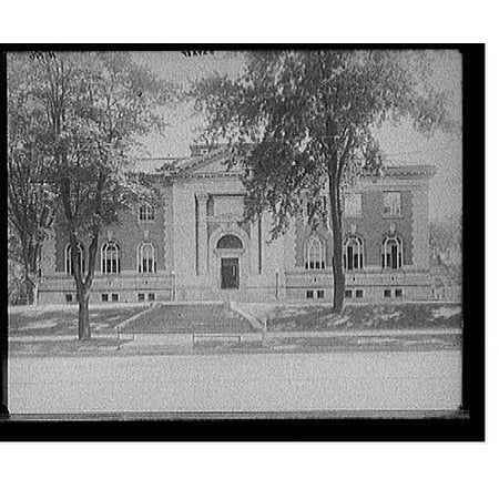 Historic Print, [Utica Public Library, Utica, N.Y.], 16" x 20"