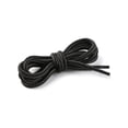 thumbnail image 2 of INSPIRE CHIC Unisex Round Rope Dual Colored Striped 1/5 Thick Boot Shoelace 3 Pairs 150cm / 59.05" Dark Gray Black, 2 of 4
