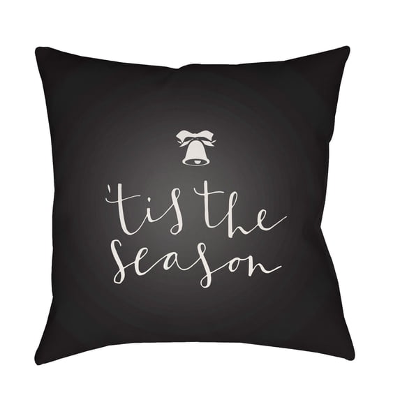 Surya Tis The Season I Word Print Outdoor Pillow