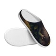 thumbnail image 3 of Wukai Cute Leaf Animal Print Women's Indoor Bedroom Slipper Slip On Shoes, Unisex House Shoes with Anti-Skid Sole for Men, Gift for Women Men-11, 3 of 7