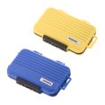 thumbnail image 1 of 2piezas, 24 Ranuras de Capacidad Estuche Funda de  puede Almacenar 4 s compactas y 8 s estándar SD s TF Yotijar Caja de almacenamiento de tarjeta de memoria, 1 of 10