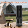 thumbnail image 5 of Plum Chef Portable Espresso Machine, 15Bar Pump Pressure Wireless Travel Coffee Maker with Self-Heating, 7500mAh Battery, 2-in-1 for Ground Coffee & Nespresso Capsules, for Camping Car Home Office –, 5 of 7