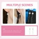 thumbnail image 5 of 1 par de pendientes largos con borlas de flores para mujer, 5 of 6