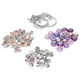 thumbnail image 4 of Kit para hacer pulseras, exquisito colgante básico para pulseras, cuentas grandes de colores, juego de joyería DIY, color morado, 4 of 14