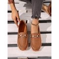 thumbnail image 1 of Women's Fashionable Chain Decor Slip on Loafers Casual, 1 of 6