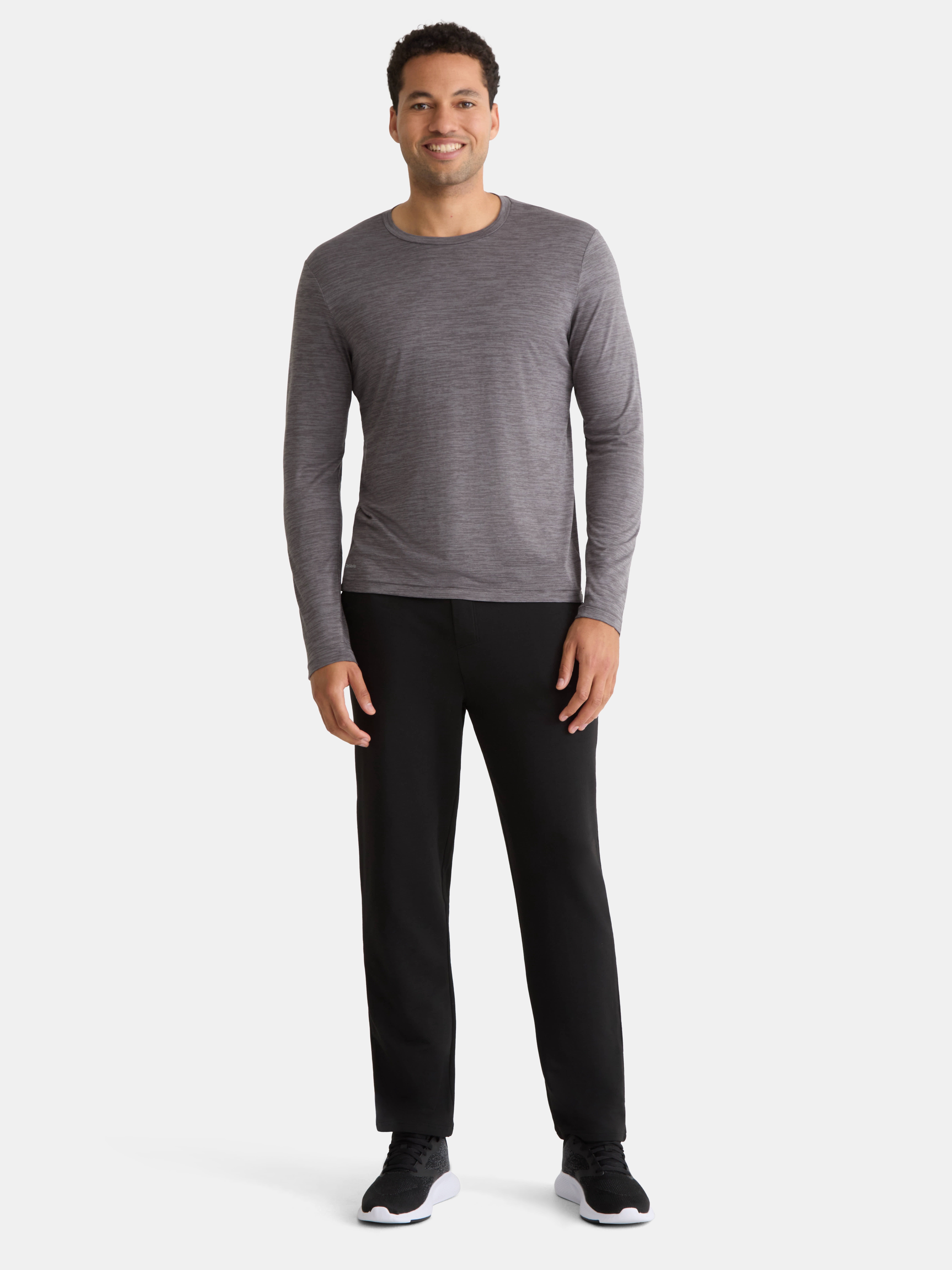 Athletic Works Men's and Big Men's French Terry Relaxed Sweatpants, Sizes XS-4XLT