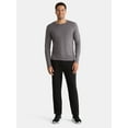 thumbnail image 2 of Athletic Works Men's and Big Men's Performance French Terry Open Leg Relaxed Sweatpants, Sizes XS-5XL, 2 of 5