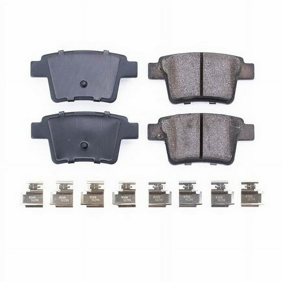 PowerStop 17-1071 Disc Brake Pad Set Ford, Jaguar, Mercury Disc Brake Pad Set - Rear