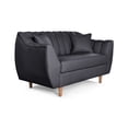 thumbnail image 3 of Sofá Love Seat 2 Plazas De Lino Gris Oxford Makora  Eliana, 3 of 7