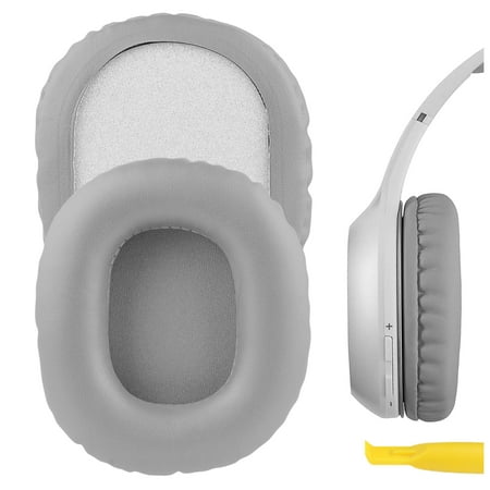 Geekria QuickFit Replacement Ear Pads for Edifier W800BT (FCC ID:Z9G-EDF41) K815 W808BT Headphones Ear Cushions Repair Parts (Grey)