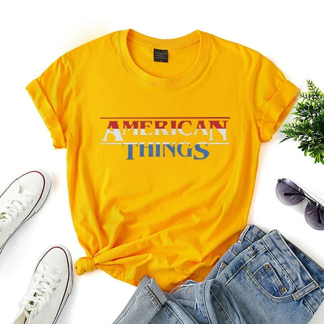 Hauts d'Été Grande Taille pour Femmes Mode Décontractée Imprimé Uni Manches Courtes T-Shirt Imprimé Col en V pour Femmes en Liquidation