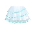 thumbnail image 5 of Flower Girls Dress Tiered Ruffle Skirt Blue Pageant 6 Years, 5 of 6
