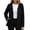 Black, variant on Zpzdpjkx Women's Waterproof Hooded Rain Jacket, Long Sleeve Zip-Up Windbreaker Coat with Drawstring